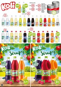 Koli sirup 0,7l více příchutí